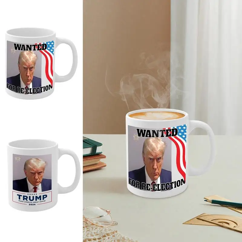 2024 Mugshot Coffee Cup Election 2024 Inmate Coffee Mug With Mug Photo Scratch Resistant And Smooth Coffee Mug For Teahouse