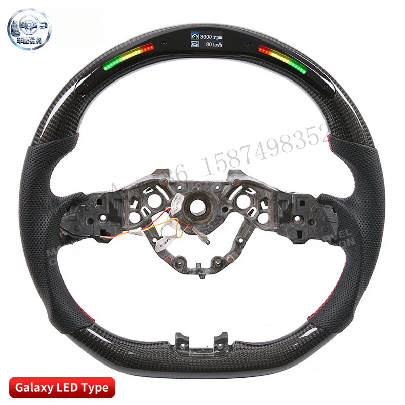 Suitable for Nissan Y60 Hunting Sports Competition LED Carbon Fiber Steering Wheel Controllable by Mobile A