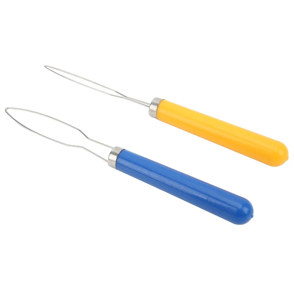 6Pcs Multi-Color Mix Button Hook Tool Comfort Grip Handle One-Handed Locks Button Helper Portable Button Hook For Low Vision