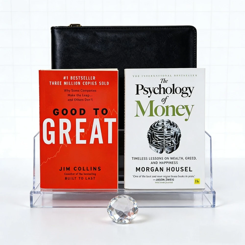 

Good To Great Jim Collins (Business Greatness) + Психология Money Morgan Housel — руководство по бизнеса и финансам