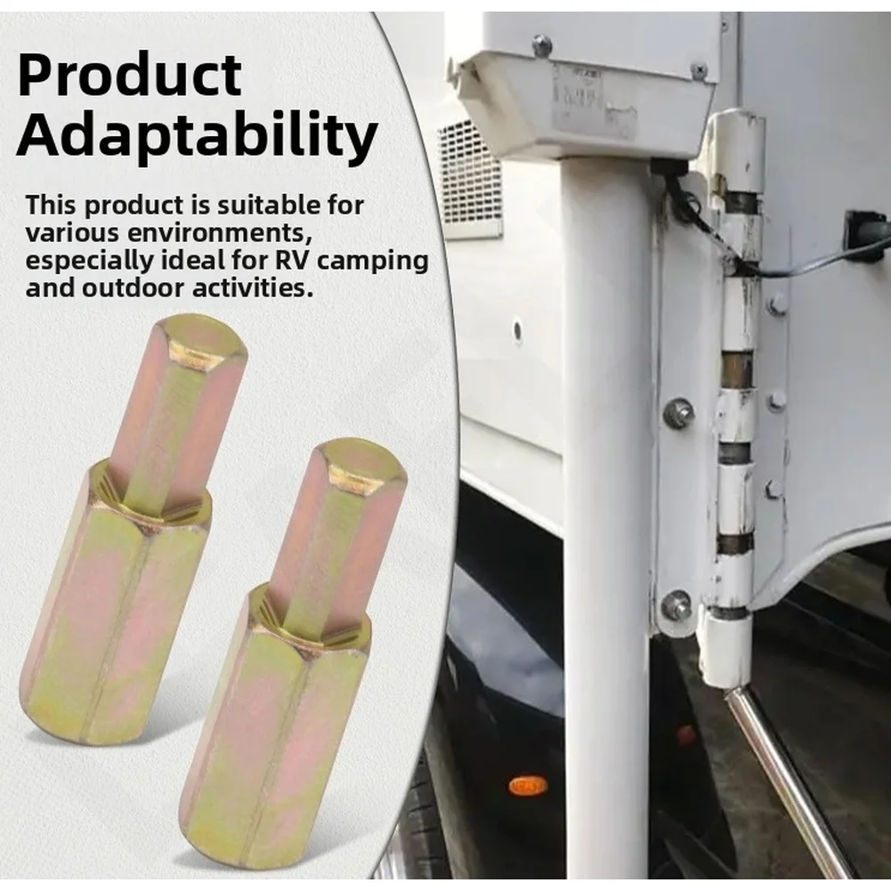 

Адаптер Hex Drive 182912, предназначенный для крепления к грузовикам-фургонам, для применения в системах стабилизации, с медным покрытием для длительного использования на открытом воздухе.