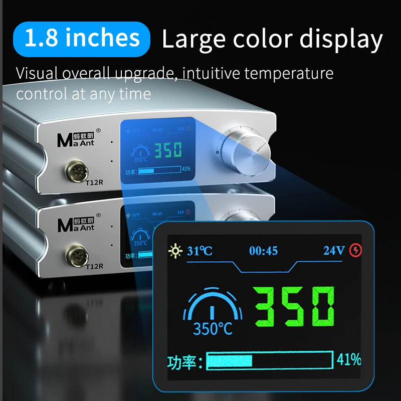 Stazioni di saldatura T12 display digitale LCD stazione di rilavorazione del controller termico pid per BGA SMD con punte per saldatore T12 3 pezzi