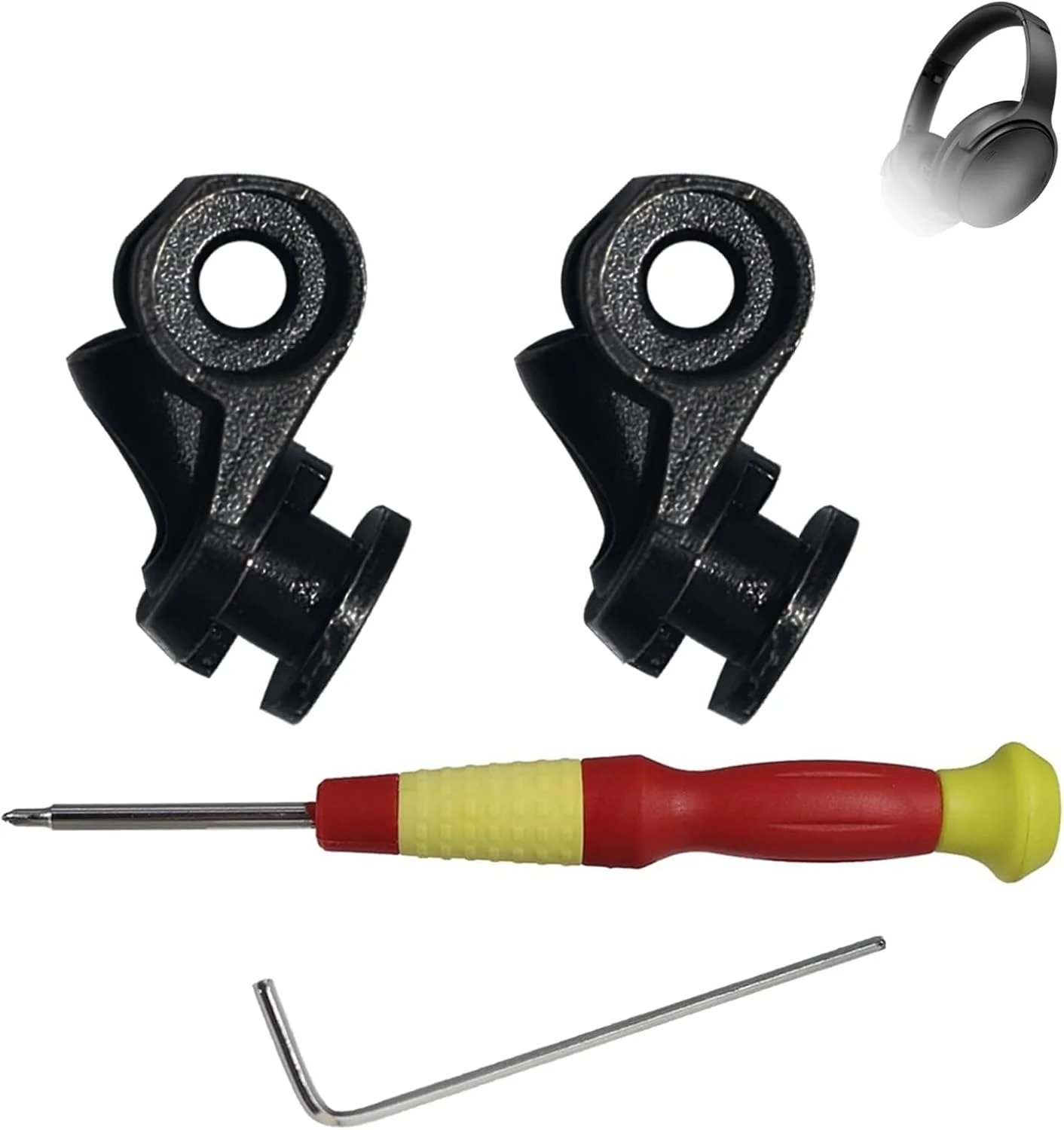 QC 35 Hinge Swivel Metal Hinge Replacement Repair Parts Accessories for Bose QuietComfort 35/QC35 II/QC45/QC25 Headphones