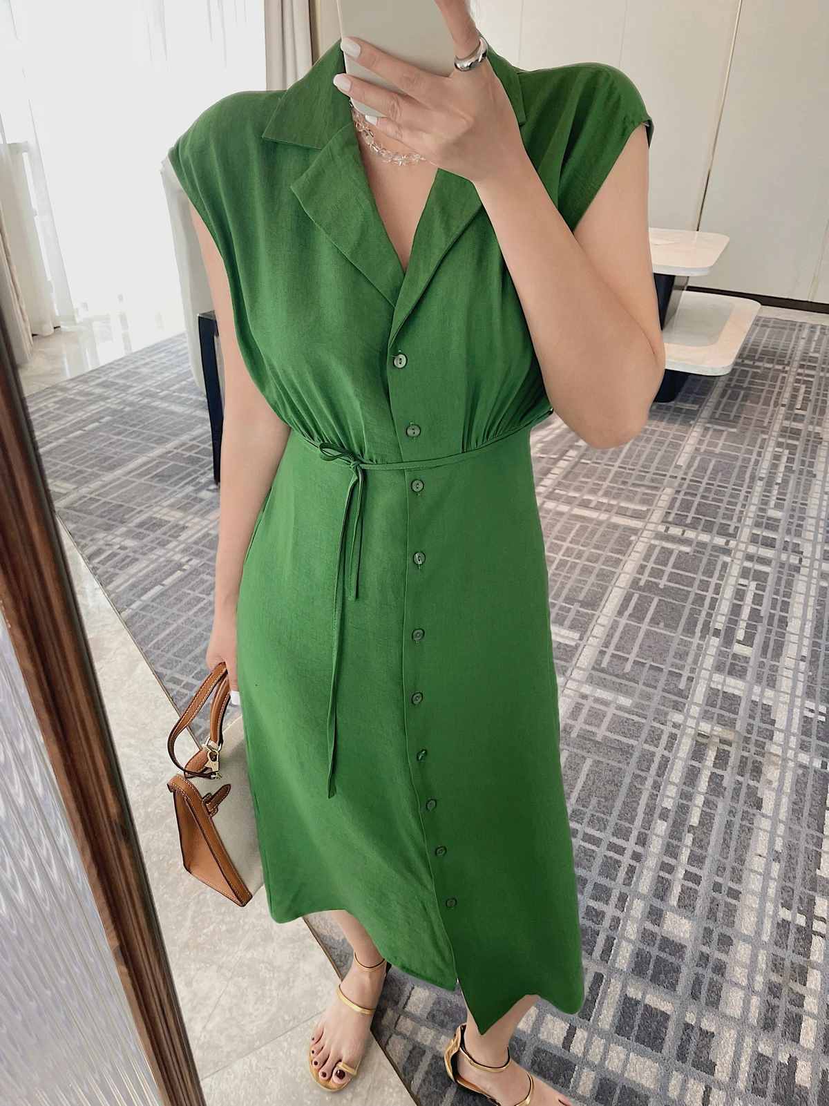 

Linen Short Sleeve Long Dress Y2k 2025 Woman Clothing Summer Fashion Korean Style Vintage Evening Elegant Party Robe New Chic