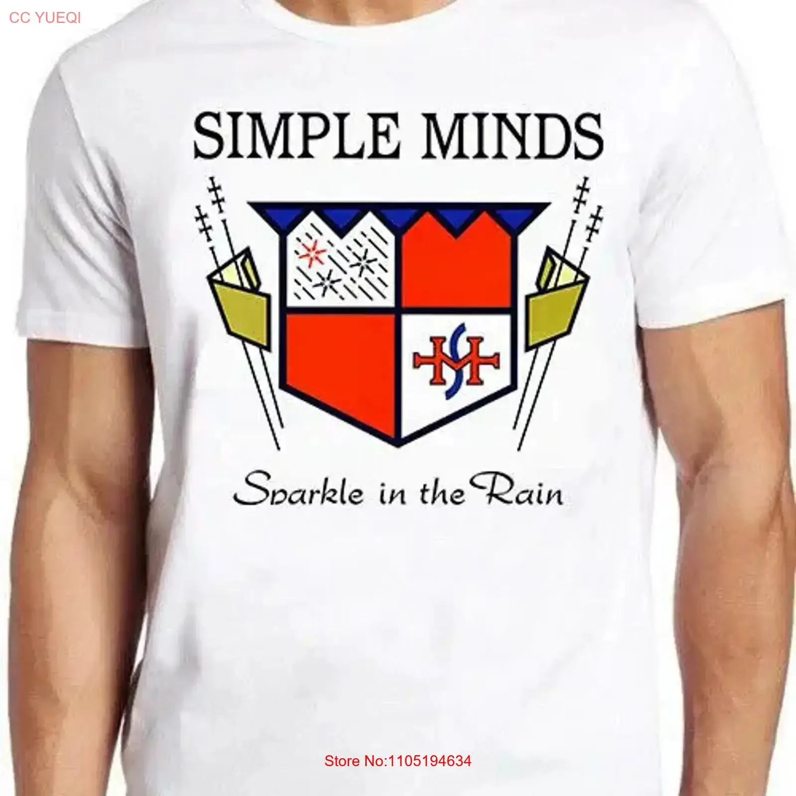 Simple Minds Sparkle In The Rain Punk Rock T Shirt 5007 vintage Washed Breathable fashion designer clothes Casual Stylish Soft