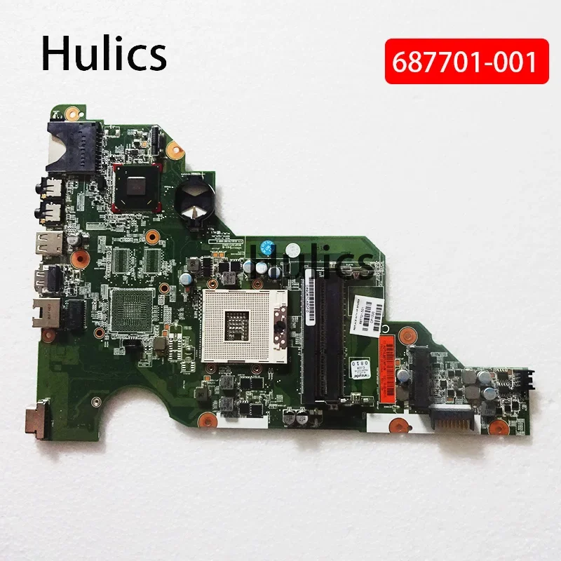 

Hulics Used For HP 650 CQ58 Mainboard Laptop Motherboard 687701-501 687701-001 SRJ8F HM75 DDR3 Main Board