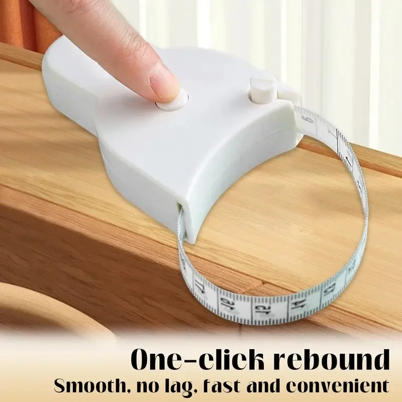 Automatic Telescopic Tape Measure Body Measuring Tape Sewing Ruler Tools Centimeter Tapes For Body Meter Measure White Tools