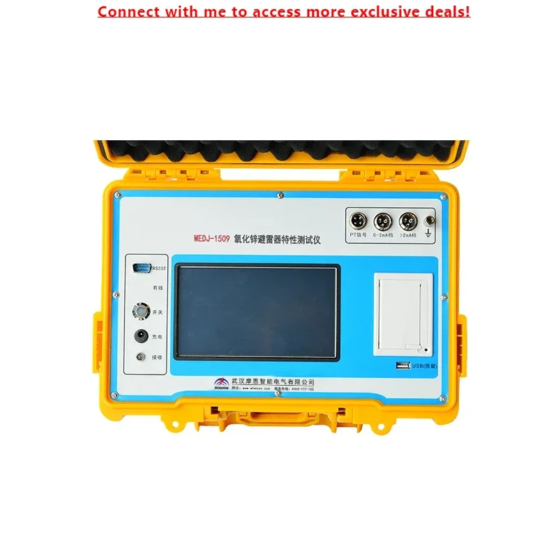 

MEDJ-WY1509 Three Phase Zinc Oxide Intelligent DC Resistive High-Precision Lightning Arrester Tester
