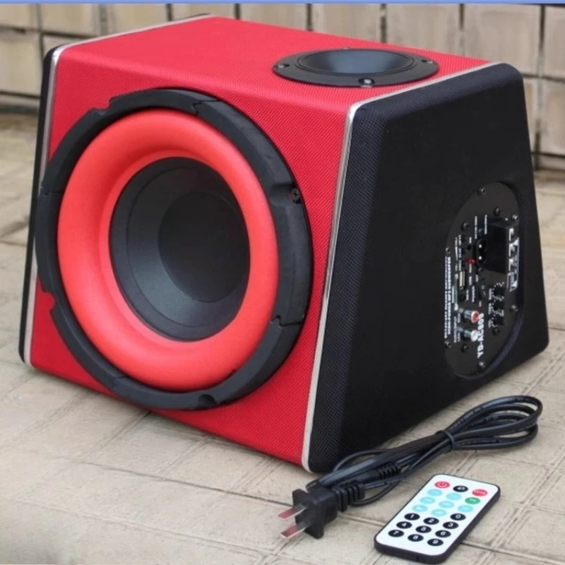 مضخم صوت للسيارة 8 بوصة 880 وات 12V220V24V مضخم صوت نشط وراديو بلوتوث للسيارة #1