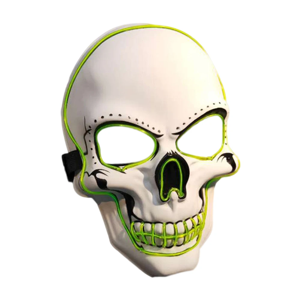 

LED Glowing Luminous Halloween Cosplay Scary Ghost Dance Scary Head Cover Festival Party Props Accessories