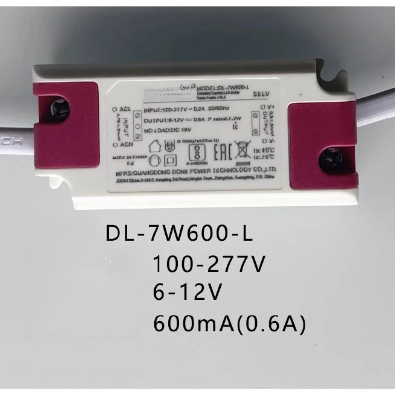 

DL-7W600-L оригинальный светодиодный драйвер питания 7 Вт 6-12 В 600 мА балластная трубка/прожекторный трансформатор DONE