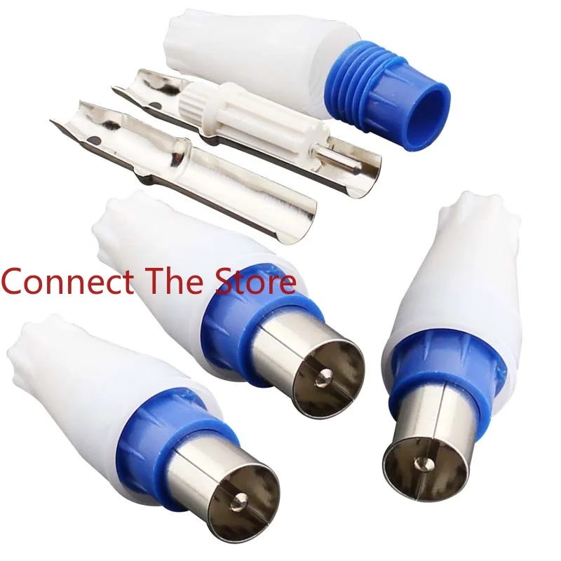 7PCS Antenna Plug TV9.5   Male Cable  Assembly-type      1pc gsm 900 1800mhz antenna 7dbi omni directional antenna n male aerial bnc telescopic antenna