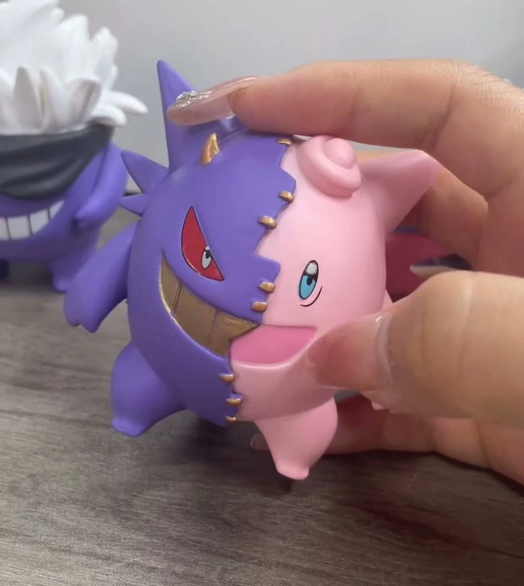 

Новая аниме фигурка покемона Gengar и Clefable, экшн-фигурки, коллекция из ПВХ, модель игрушки для рабочего стола, подарки для детей
