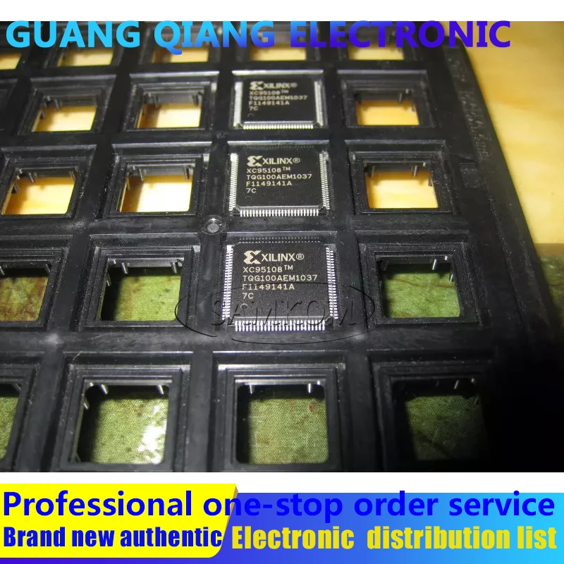 

1PCS XC95108-7TQG100C IC CPLD 108MC 7.5NS 100QFP