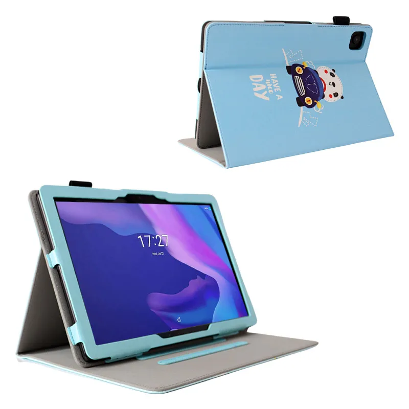 Capa pintada para Alcatel 3T 1T 10 2020 10.1 "Tablet PC Suporte Dobrável Magnético Funda Capa com Alça de Mão