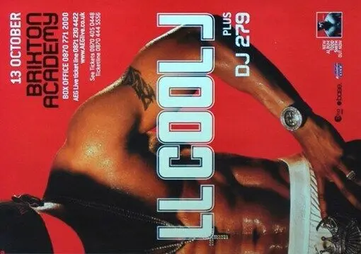 

LL COOL J CONCERT POSTER Rare Hot New