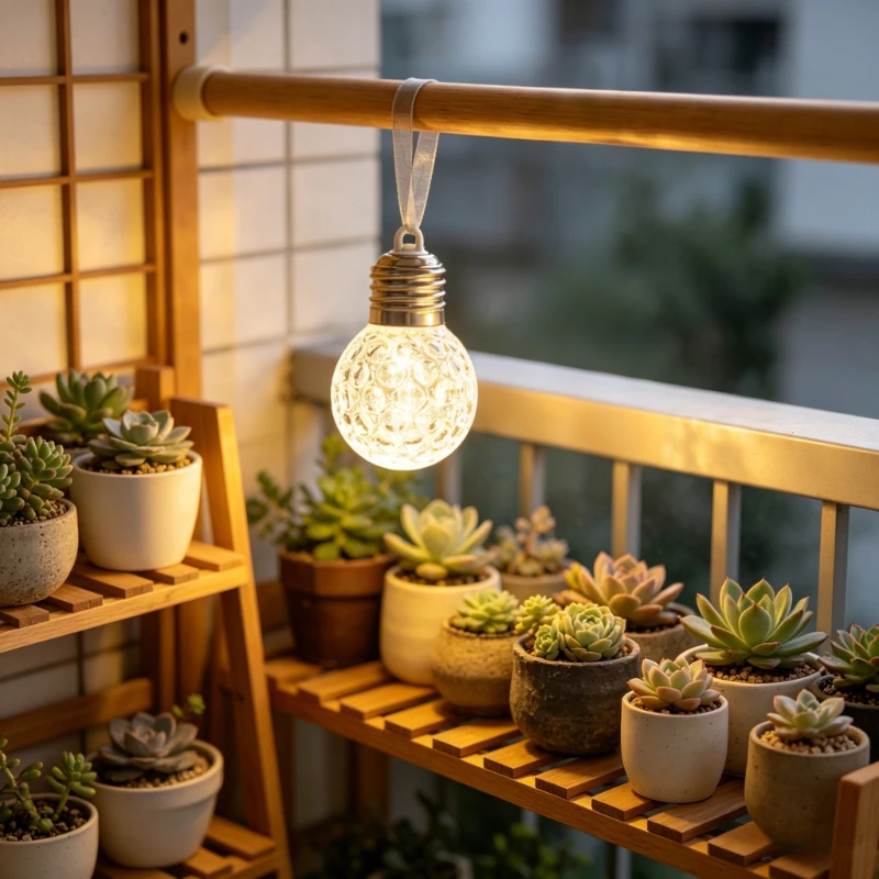 New Christmas Tree LED Light Ball Transparent Crystal Night Light Festive Atmosphere Decor Scene Setup