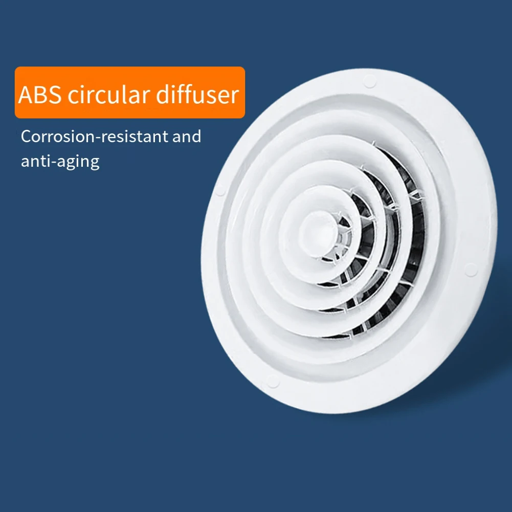 พลาสติก ABS Air Vent ปรับ Air Vent ปรับ Air Volume สะดวกบํารุงรักษาติดตั้งง่ายสําหรับห้องน้ํา