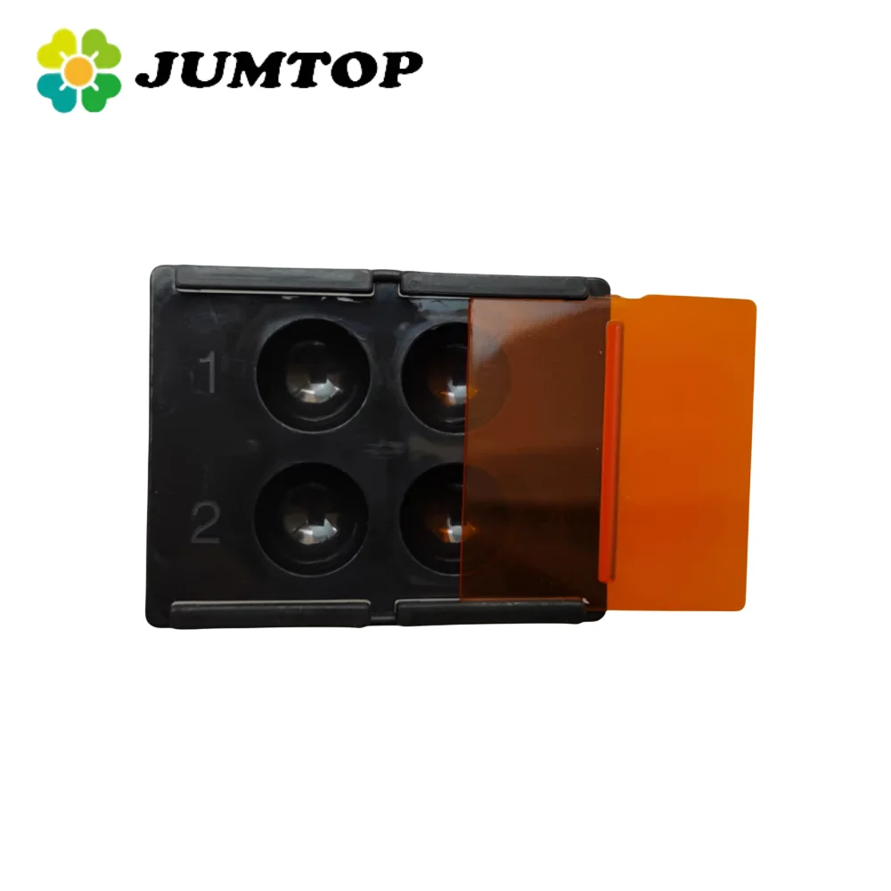 

JUMTOP Dental Shading Light Box 4 Holes Veneer Storage Box Case Teeth Patch Denture Retainer Molar Box Container Dentist Tools