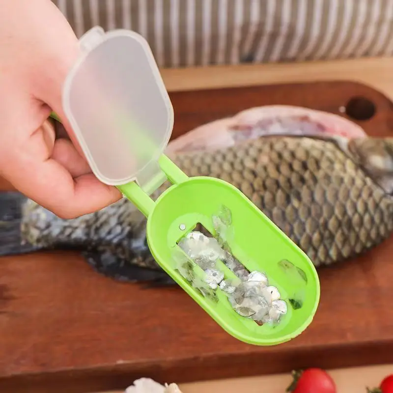 Thickened manual fish scale planer, household fish scale brush, fish killing and scale scraping device, anti-splashing