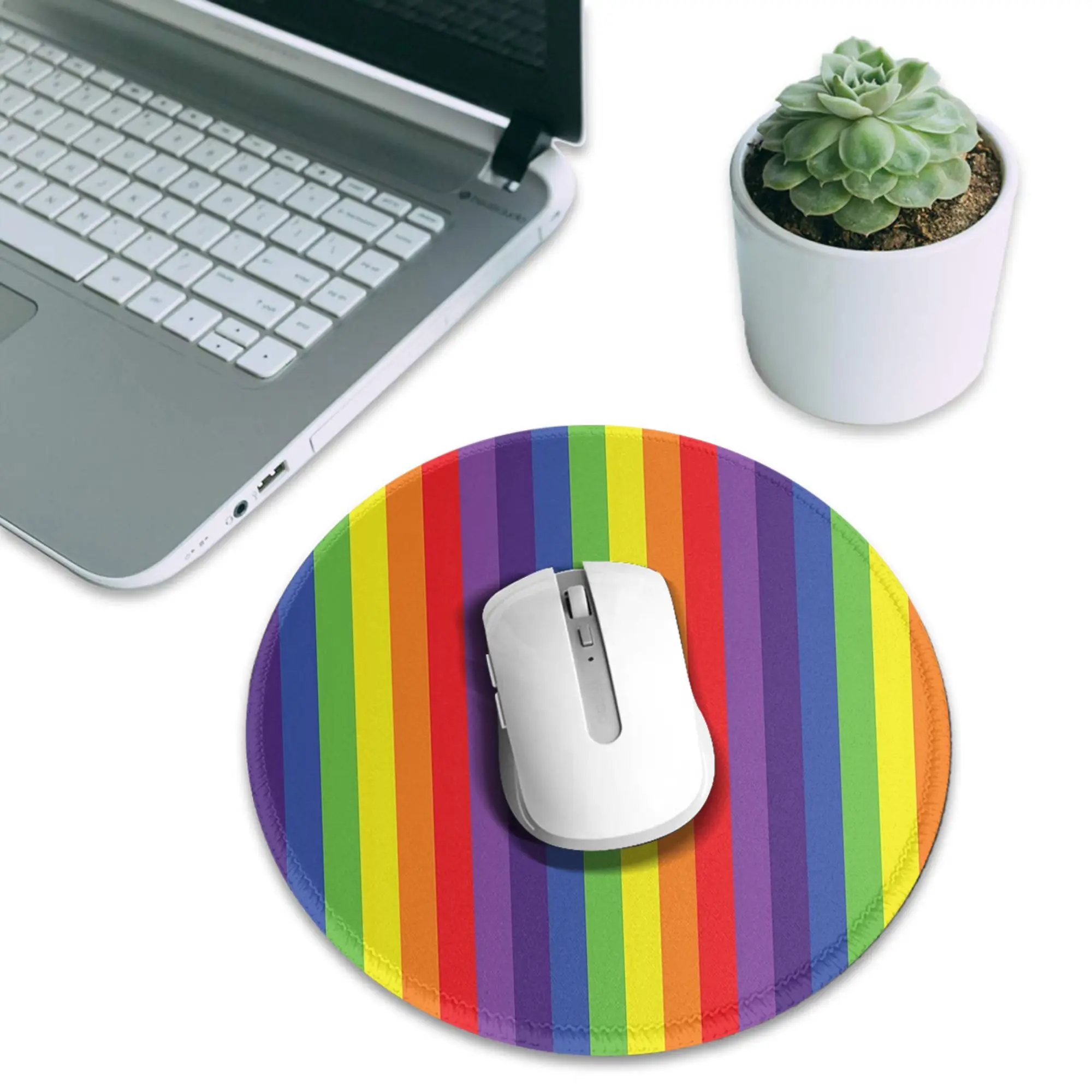 Rainbow Flag Gay Pride Mouse Pad Computer Keyboard Mouse Mat Gaming PC Laptop Desk Mat Office Accessories Table Mats
