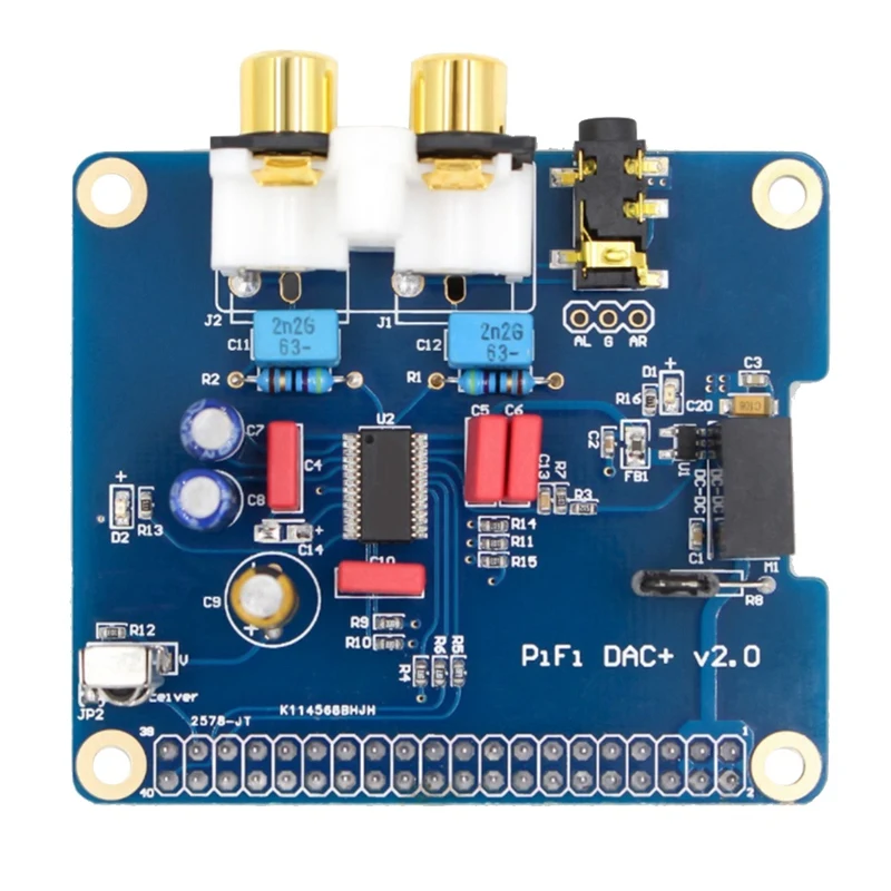 PCM5122 For Raspberry Pi B+ 2/3B HIFI DAC + Sound Card Digital Audio Module I2S Interface Special Volumio Music PIR 2B 3