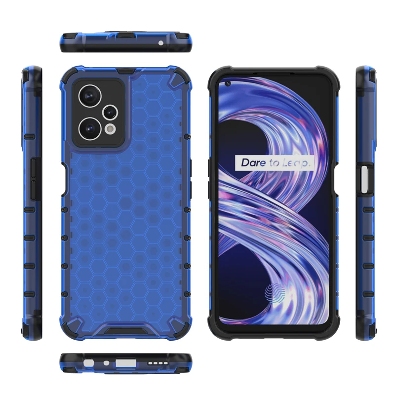 For Realme 9 Pro+ Case Transparent Hard Back Cover Soft Rubber Frame Armor Shockproof Phone Case For OPPO Realme 9 Pro Plus