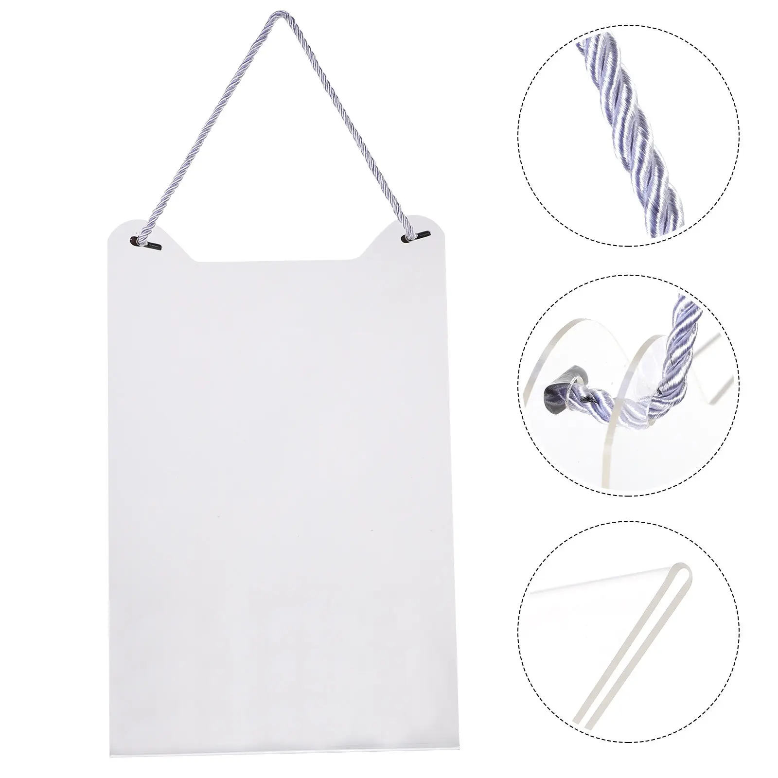 Clear Acrylic Label Holder Hanging Price Display Stand for Shop Retail Store Clothing Store Supermarket Announcement Logo Poster