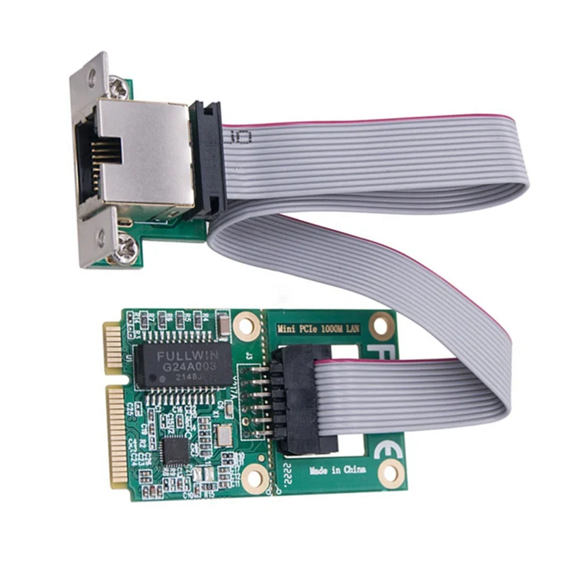 Carte réseau Mini PCI-E, 1000Mbps, Gigabit Ethernet, adaptateur Alfred, RTL8111F, PCI Express, 10 m, 100 m, 1000m, RJ45 LAN, nouveau