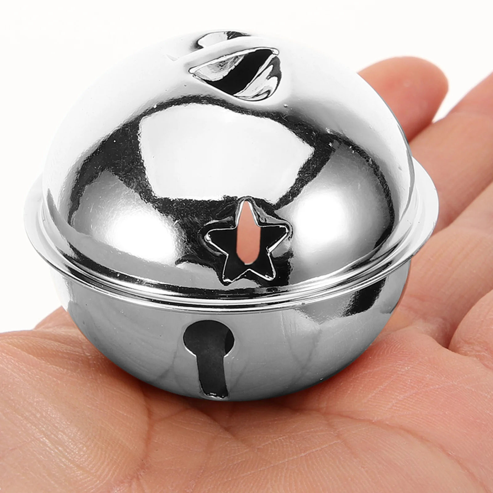 6 Pcs Mini Metal Bells Diy Jingle Bells Pendant Christmas Tree Hanging Bells Xmas Bell Ornaments 5cm Wind Chime Bell Pendants