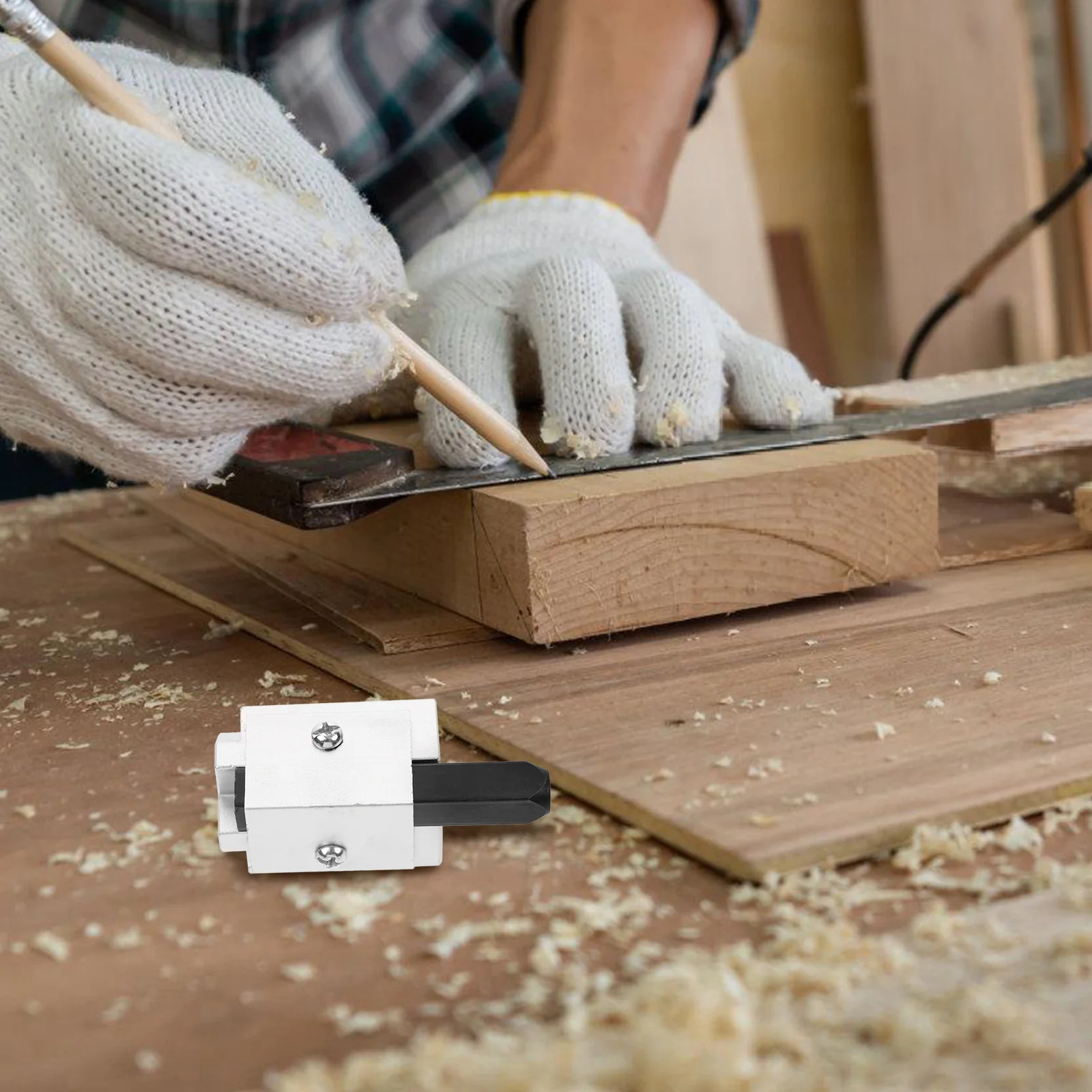 

Corner Chisel Right Angle Durable Metal Plastic Woodworking Tool Door Lock Groove Square Chisel Woodworking Chisels