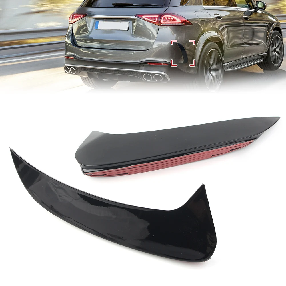 

2x Car Rear Bumper Splitter Spoiler Canard Air Vent Trim For Benz GLE Class W167 AMG GLE53 GLE350 GLE450 GLE300D 2020 2021 2022