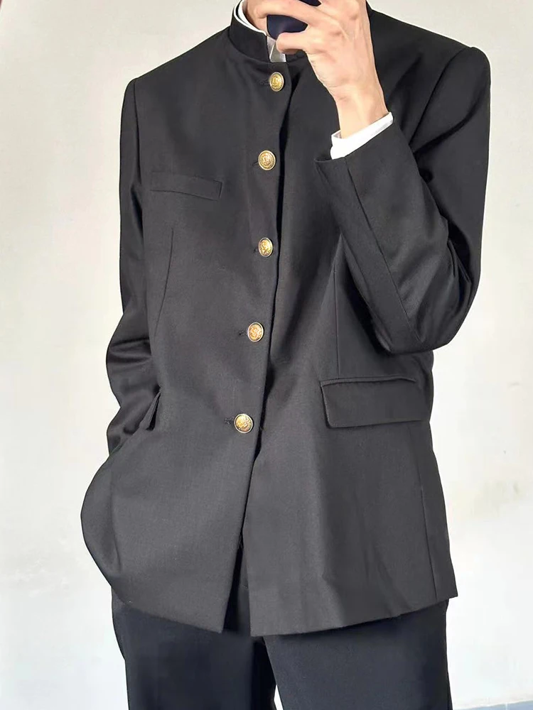 Japanese Style Cosplay Jacket School Uniform  Youthful Casual Suit Long Sleeve Stand Collar Four Seasons Universal
