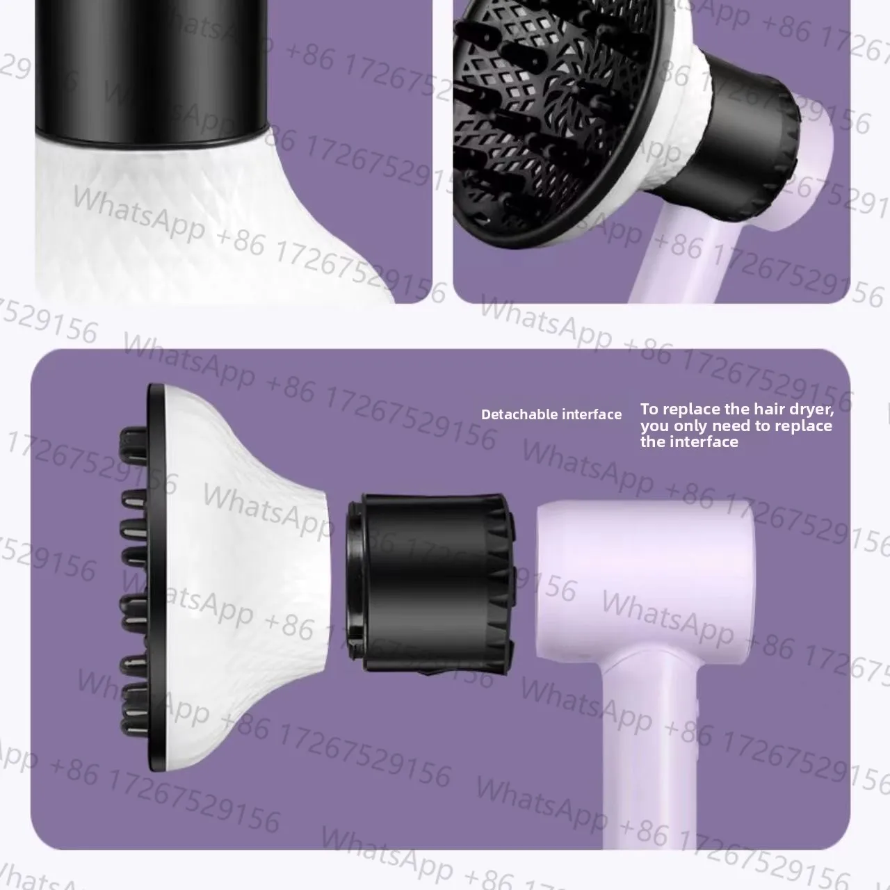 New 1pcs for Xiaomi hair dryer curly hair hood H100/H701H500/H501/H300