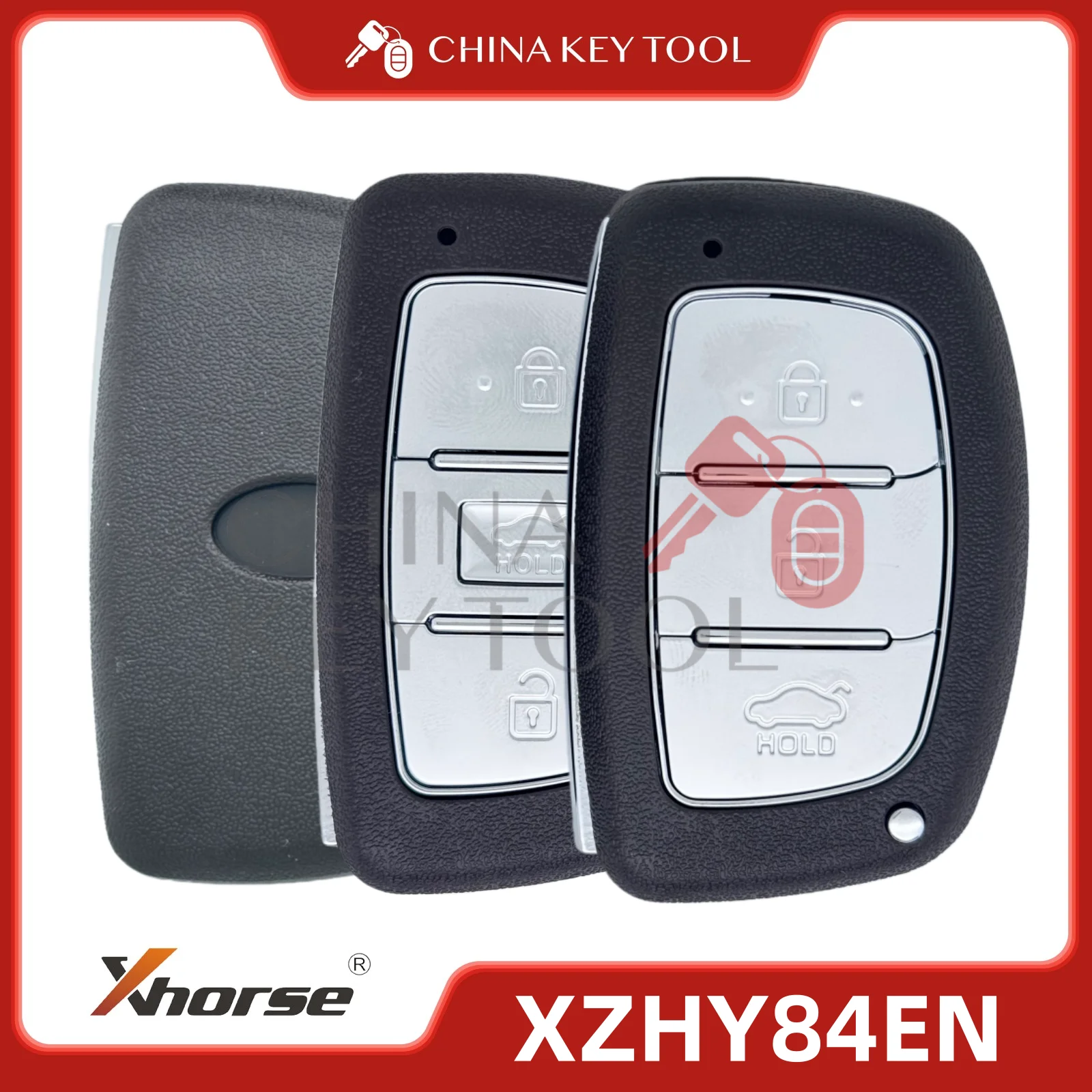 XHORSE VVDI XZHY84EN Special PCB Board 3 Buttons Key with Shell Compatible with Hyundai Models Global Version