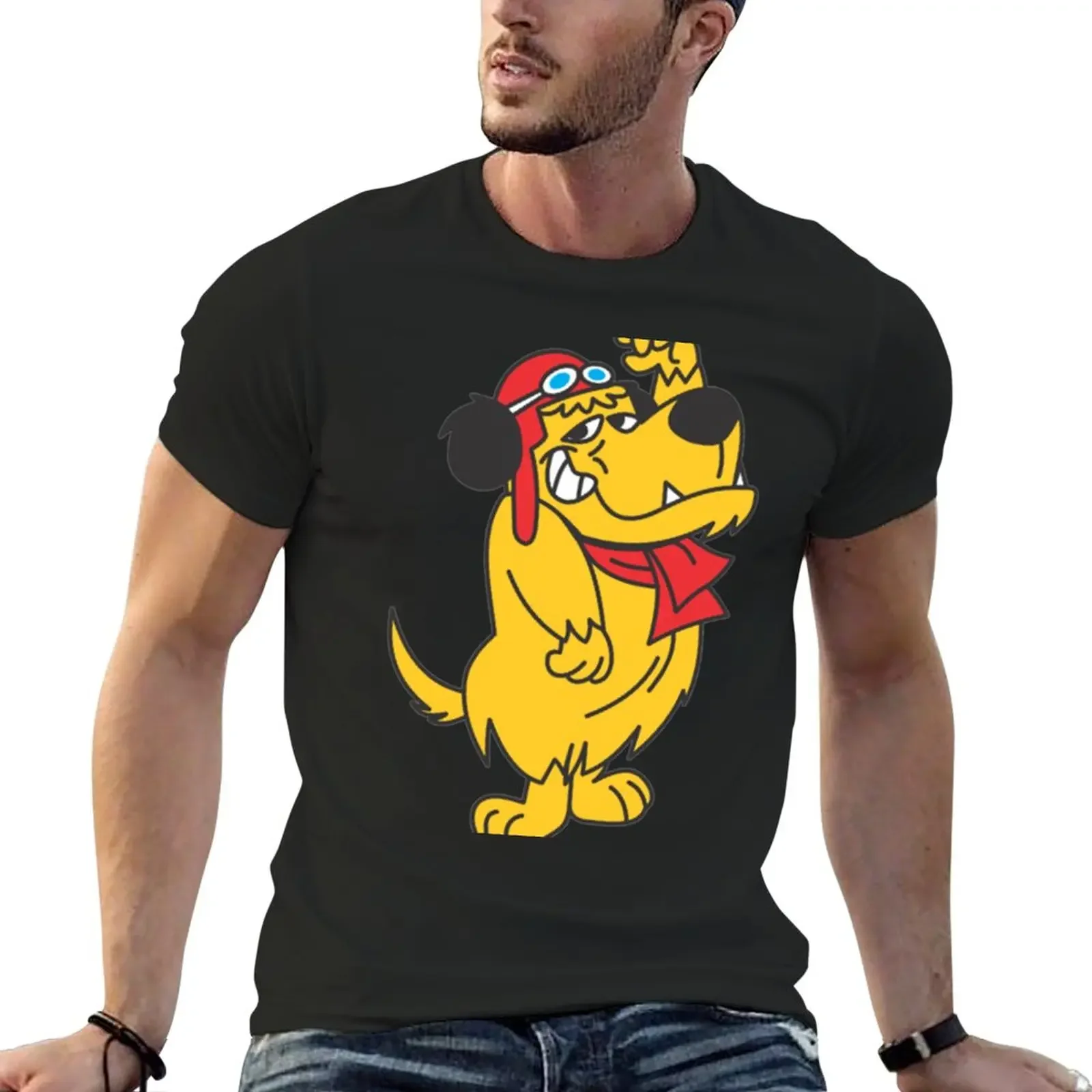 new in tops & tees Summer Best Seller Mutley Merchandise Essential T-Shirt funny t shirt Blouse tees Men's heavyweight fashion