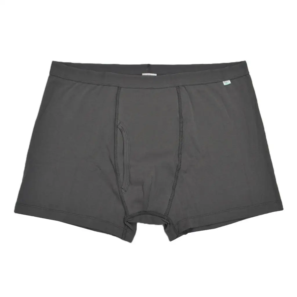 Washable Men Incontinence Pants Cotton Spandex Open Fly Absorbent Underwear for Elderly Mobility Support