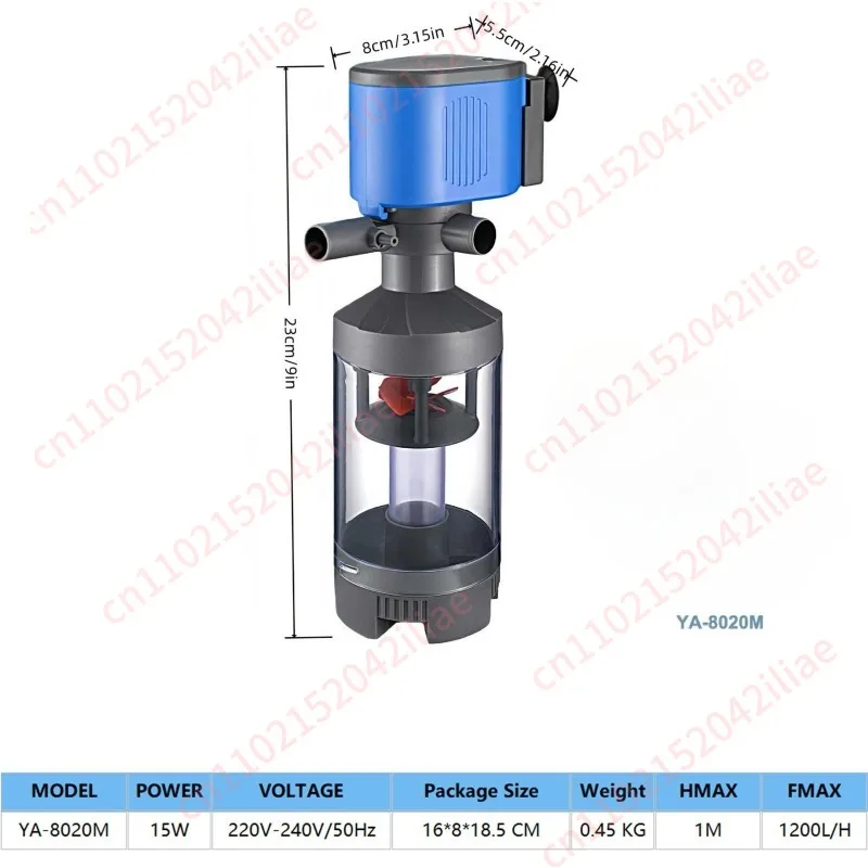 Submersible Fishing Tank Filter Internal Aquatic Purification Equipment