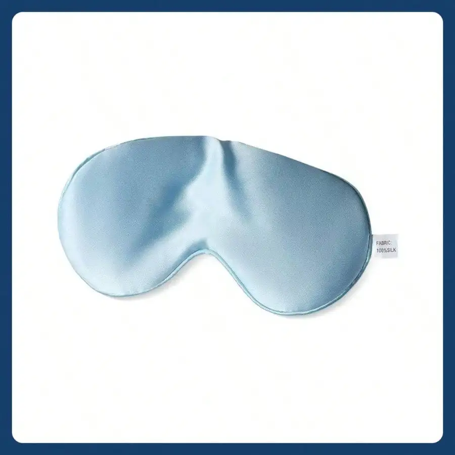 

Sleep 22 Momme Silk, Роскошная утолщающая подушка для глаз Optimal Eye Comfort Blue