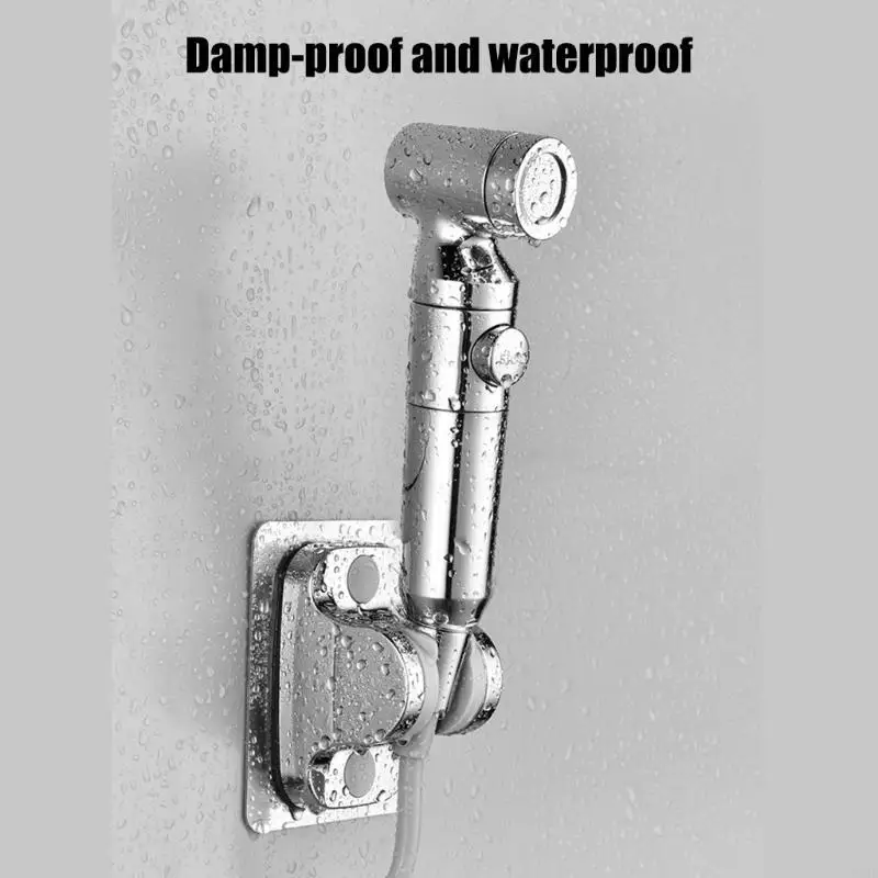 Single Bidet Toilet Sprayer Gun with One key Stop High Pressure Hygienic Shower Toilet Bidet Sprayer Gun Toilet Accessories