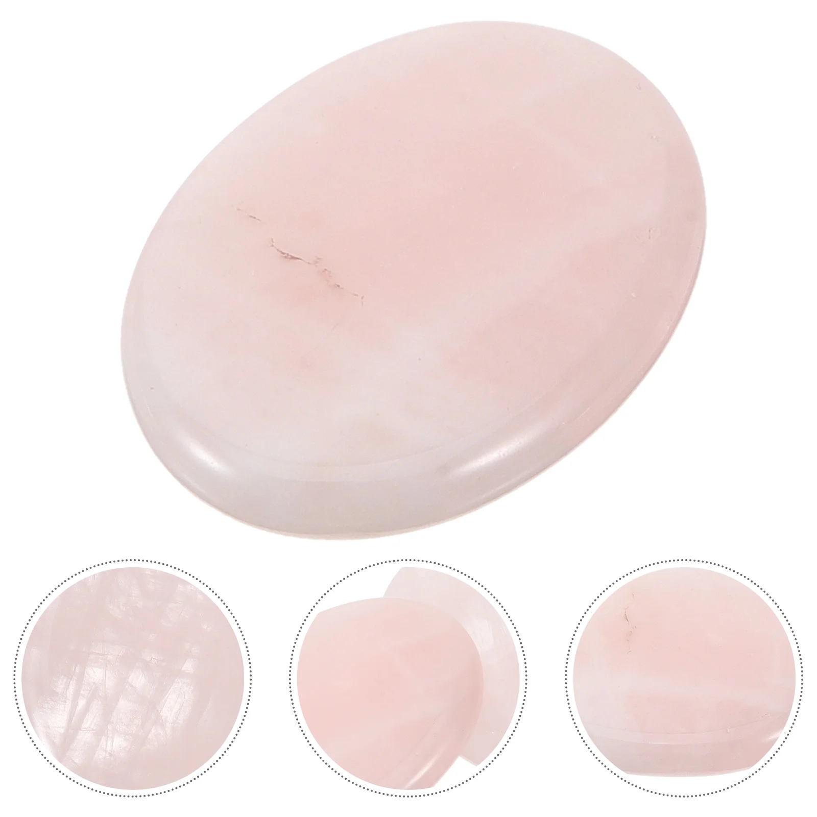 3개입 제이드 속눈썹 연장 팔레트 글루 홀더 인조 속눈썹 트레이 접착 도구 미세한 질감 사용하기 쉬운 휴대용