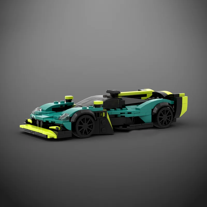 NEW 296PCS City Hot Selling  Racing Modular Aston Martin Valkyrie Model DIY creative ideas Children Toy birthday Gift Blocks