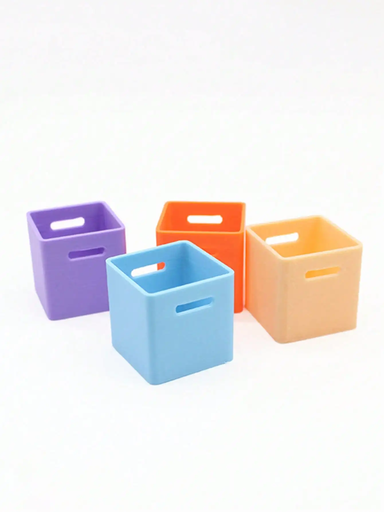 1Set Dollhouse Miniature Furniture: 1/12 Scale Miniature Multifunctional Storage Box DIY Rack,Desk Decor For Study Room Scene