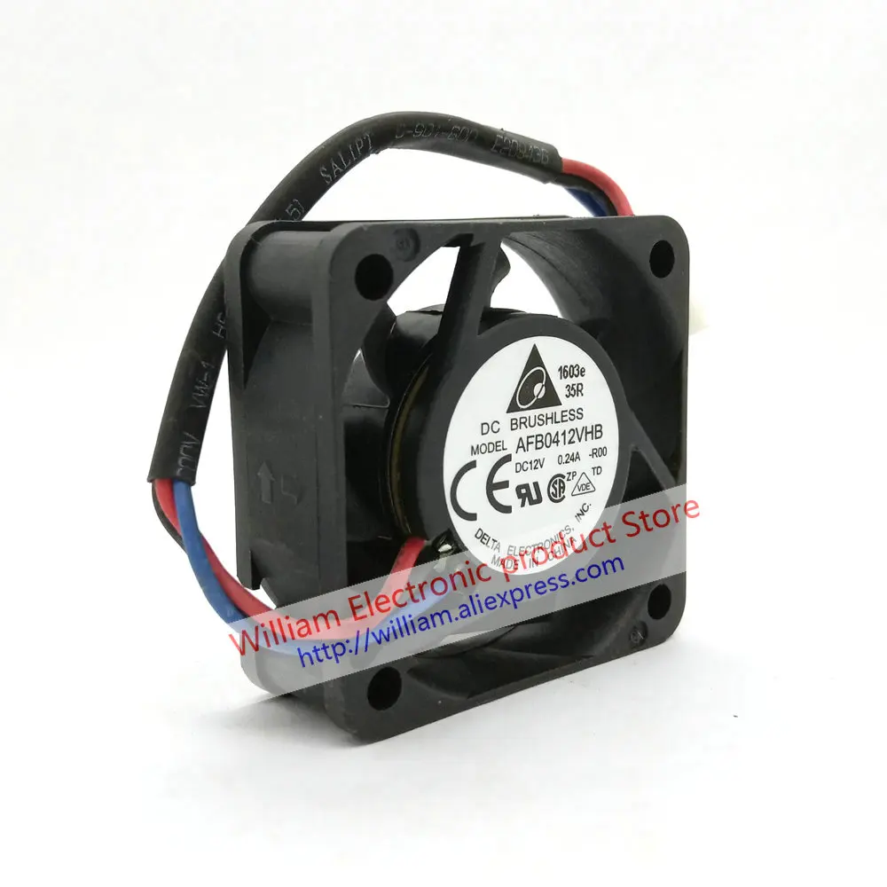 The Cooling Fan for Computer AFB0412VHB R00 DC12V 0.24A 40*40*15MM 4cm 3Lines
