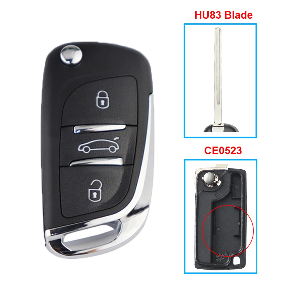 Fernbedienung Auto Schlüssel Shell Für Peugeot 208 307 406 308 206 306 307 407 807 207 607 107 Partner Schlüssel Fall Für Citroen C4 C2 Xsara C3 C8
