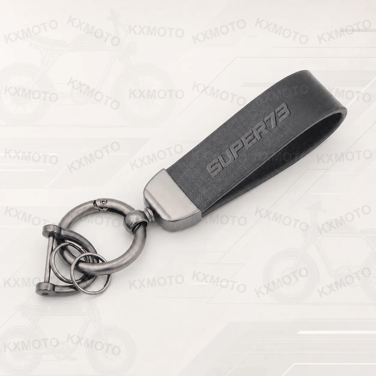 Luxury PU Leather Keychain motorcycle For Super 73-S1 73-S2 73-Z1 73-ZX 73-RX view 4