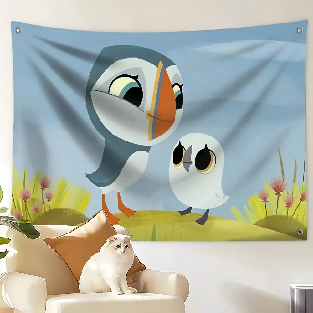 Hello L-little E-Egg! Flags Custom Wall Hanging Background Art Banner For Bedroom Home Living Room Outdoor Decor
