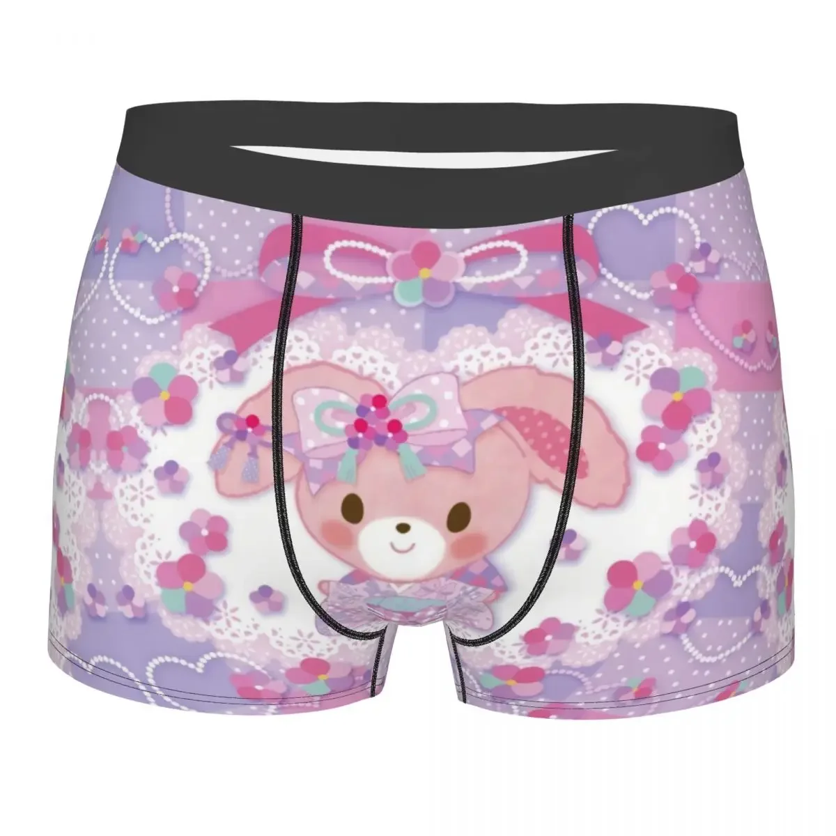 Custom Cartoon Sugarbunnies Sanrio Japan Anime Boxers Shorts Men's Briefs Underwear Novelty Underpants