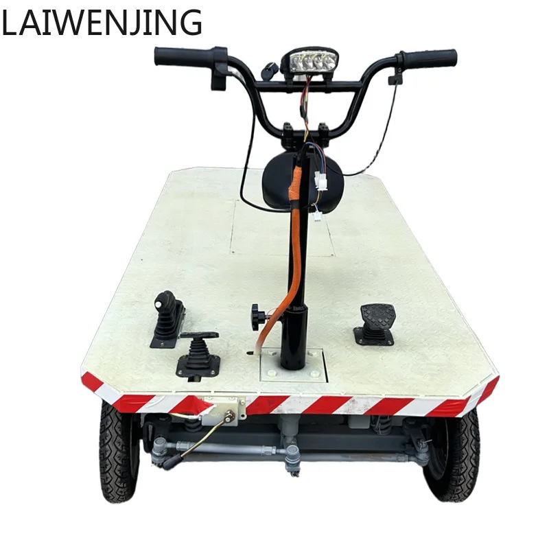 

MJY four-wheeled flat-panel handling trolley can ride the elevator upside down and pull the goods truck.