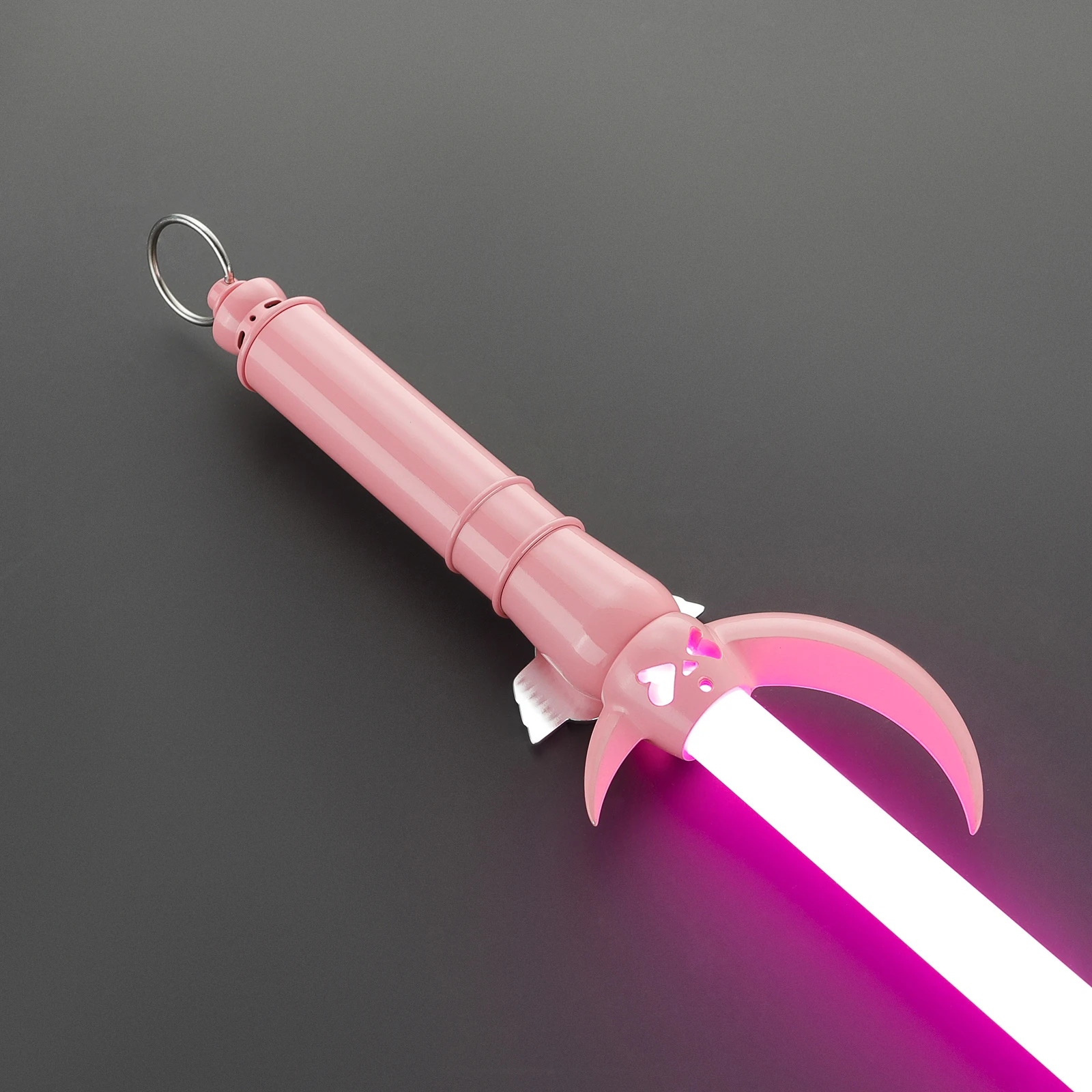 

DamienSaber Sailor Moon Lightsaber Metal Hilt Force Heavy Dueling Light Saber Infinite Color Changing with 34 Sound Fonts